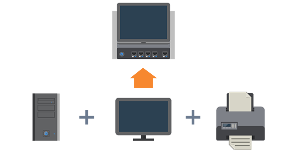 こだわりの一体型